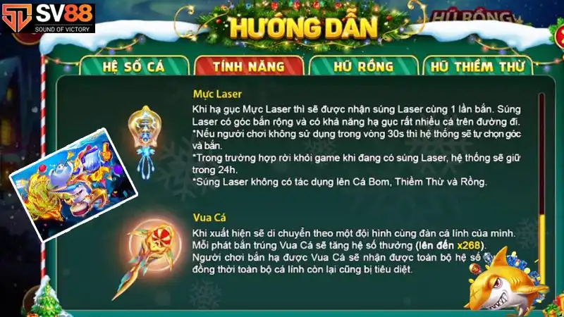 Sử dụng vũ khí đặc biệt trong Bắn cá đại lễ hội Sử dụng vũ khí đặc biệt trong Bắn cá đại lễ hội